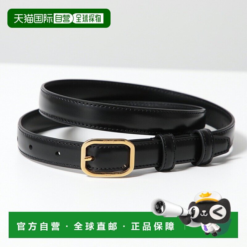 日本直邮CELINE 窄腰带 BC-16 18MM 45BLQ3A01.38NO 女款 皮革图片