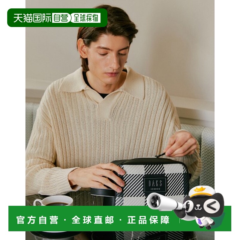 韩国直邮DAKS MEN'S ACCESSORIES DBBA3EL03WT化妆包