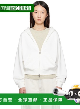 1h可退 香港直邮潮奢 Essentials 女士 白色 Classic Fit Zip-Up