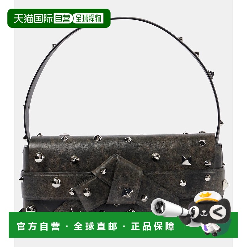 1h可退 香港直邮Acne Studios 艾克妮 女士 Musubi 铆钉皮革肩包