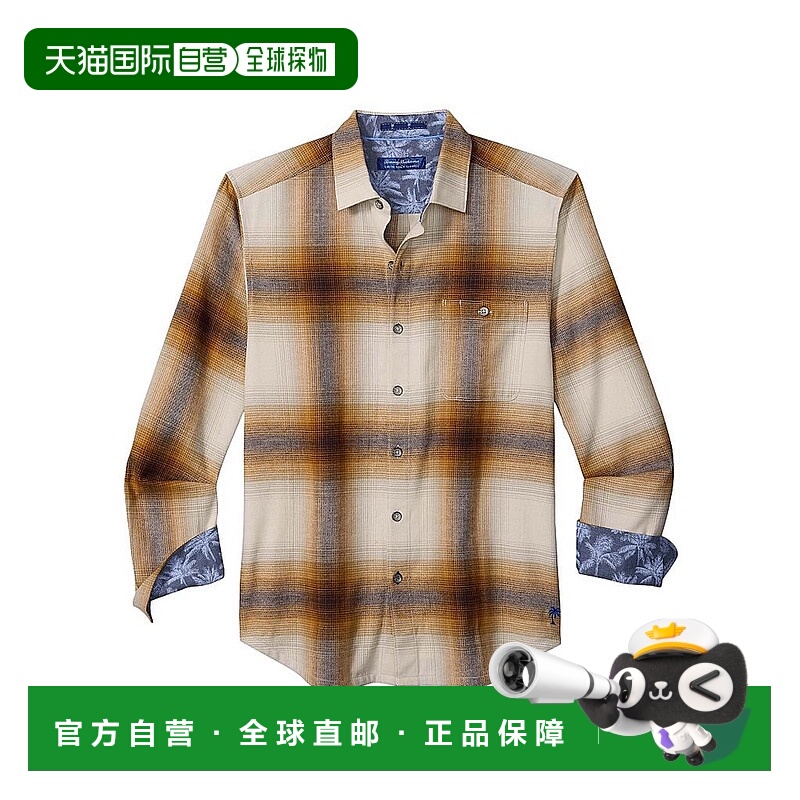 1h可退 【美国直邮】tommy bahama 男士 衬衫格子长袖