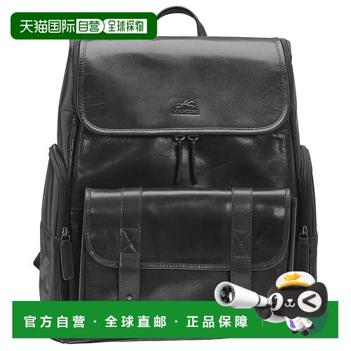 1h可退 【美国直邮】mancini leather goods 男士 双肩包