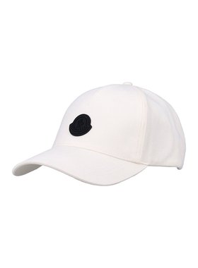 MONCLER 男士帽子 3B000230U082034 SS2025 白色 CAP