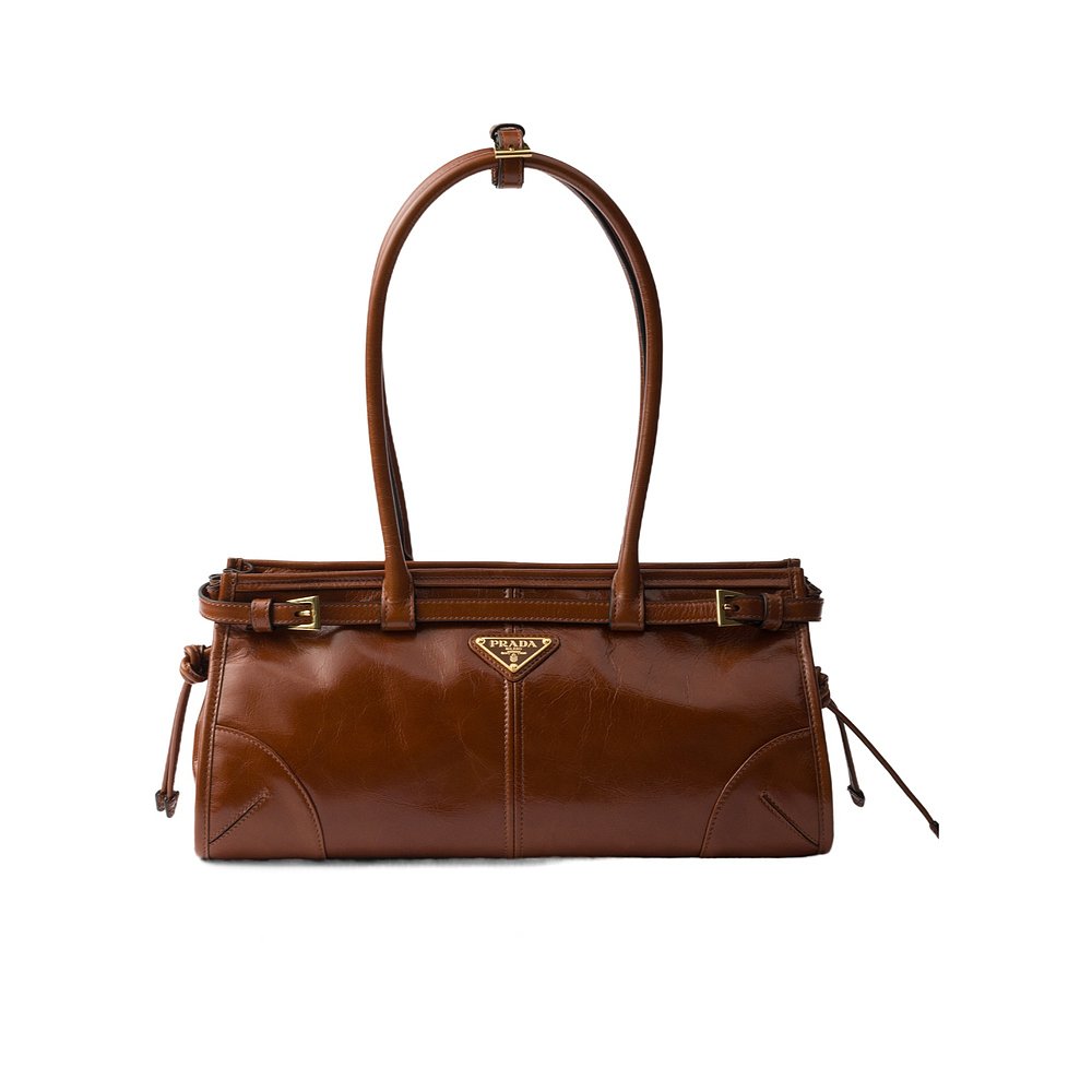 PRADA 女士手提包 1BA4262CYRVMOOF04F2 AW2025 棕色