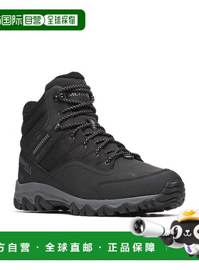 自营 Merrell Thermo Akita Mid J036441男式黑色防水冬靴GBNC124