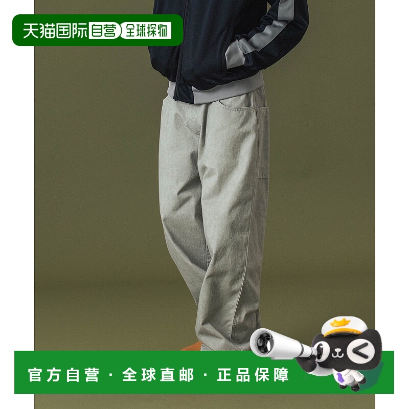 1h可退 日本直邮XLARGE 男女同款宽松刺绣休闲长裤 101253031006