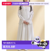 日本直邮merry jenny 女装 1h可退 小碎花蕾丝边连衣裙 宽松半高领