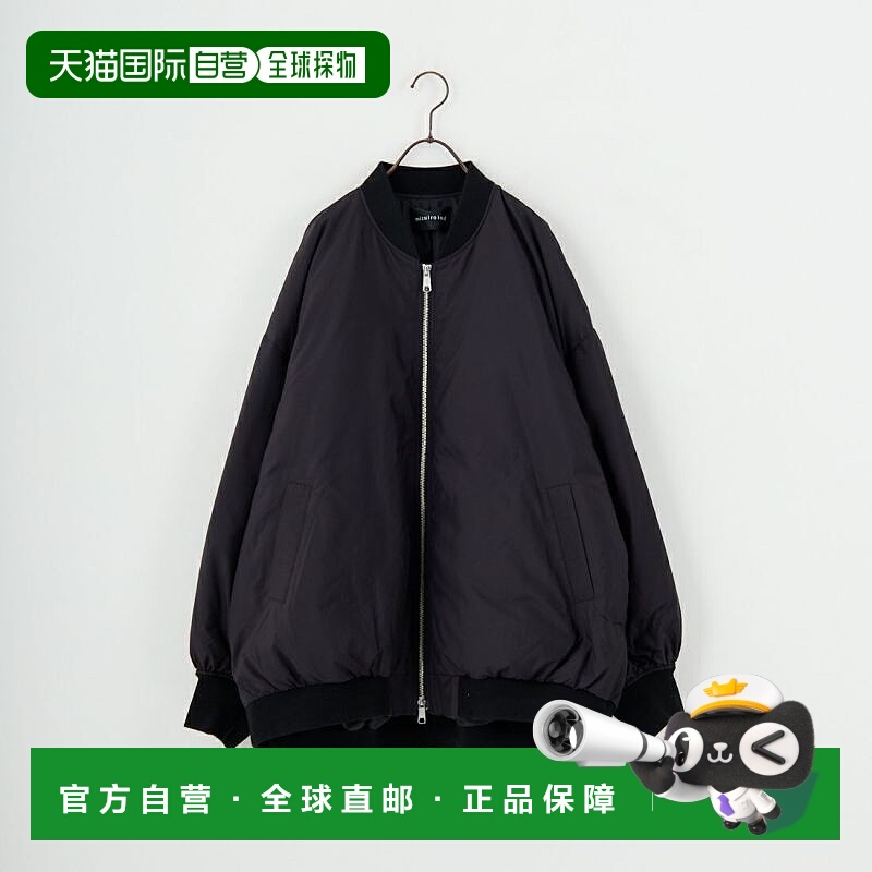 1h可退 日本直邮mizuiro ind 女装 宽松拉链羽绒外套 双拉链设计