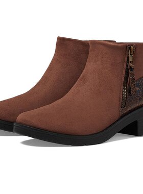 美国直邮BZees女士时装靴圆头拉链潮流时尚透气百搭稳定支撑女鞋
