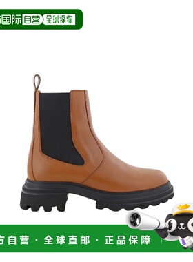 1h可退 香港直邮Hogan 女士 圆头切尔西短靴 HXW6740FM006LO女靴