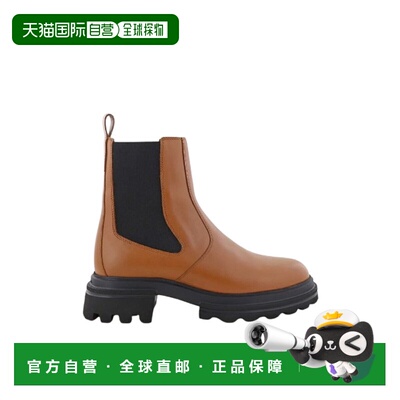 1h可退 香港直邮Hogan 女士 圆头切尔西短靴 HXW6740FM006LO女靴