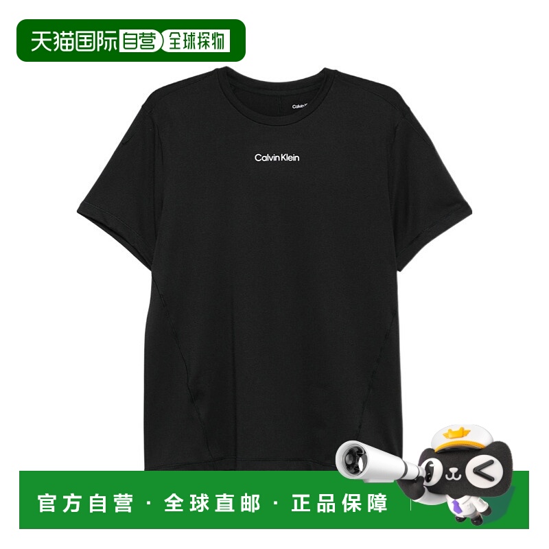 1h可退 香港直邮CALVIN KLEIN 男士T恤 LVGMF5K101BLACK AW2025