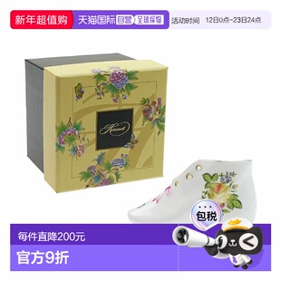 日本直邮日本直邮Herend海兰德赫伦匈牙利手绘PBR玫瑰小花束鞋雕7