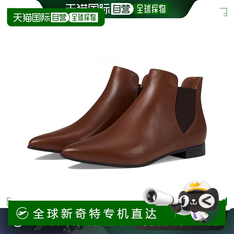 【1小时可退】美国直邮Cole Haan Hara 短靴深色 Cuoio 皮革