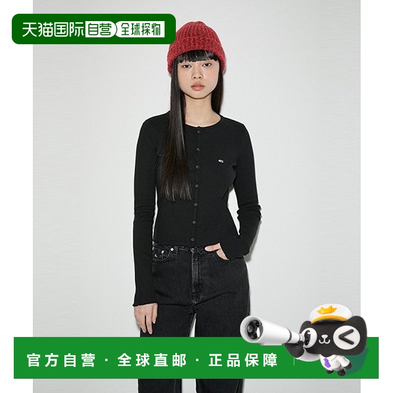 韩国直邮TOMMY JEANS 女士女装夏季修身长袖T恤T32E0TTO10TWT2BDS