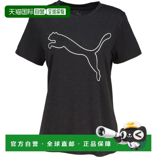 日本直邮彪马 PUMA 女款 TAD ESSENTIAL 混色徽标T恤 527327 01
