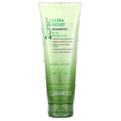 香港直邮giovanni乔凡尼洗发水保湿滋养受损发质250ml正品清洁