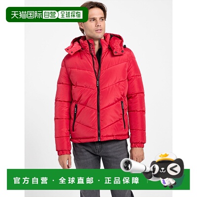 自营guessEco Chano Puffer Jacket - varsity red 美国奥莱直发