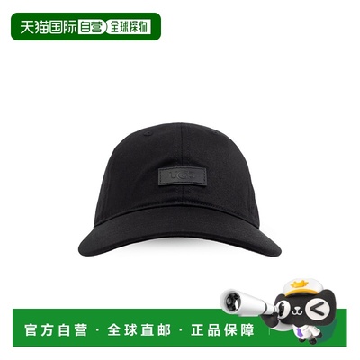 1h可退 香港直邮UGG 男士帽子 1021940BLK SS2025 黑色
