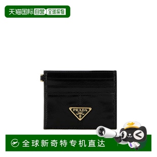 香港直邮潮奢 普拉达 1h可退 Prada 1MC0252CY 女士 黑色皮革卡套