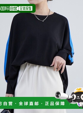 1h可退 日本直邮Lui's FEMME 女装 侧线弧形下摆长袖T恤 LUZ10611