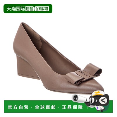 自营salvatore ferragamoFerragamo Viva Leather Pump - grey 美