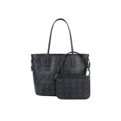 海外直邮Mcm女士手提包经典 老花满印子母包托特包手提单肩购物袋