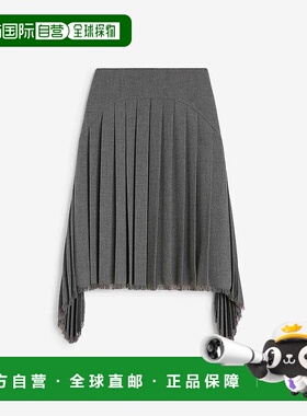 香港直邮JIL SANDER 女士围巾 J02MA0298030 AW2025 灰色 Jil San