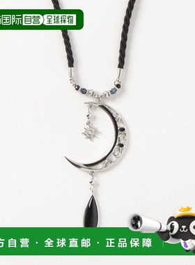 1h可退 日本直邮CAYHANE  女士太阳与新月主题项链 手工制作 独特