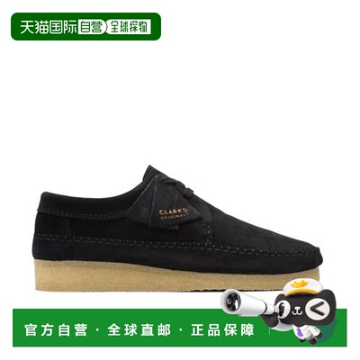 韩国直邮CLARKS 男士休闲皮鞋WEAVER BLACK SDE 26165081 CLA-261