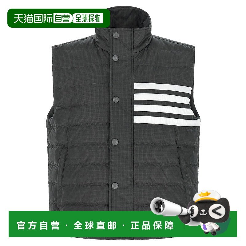 香港直邮THOM BROWNE 男士马甲 MVD036XF1095025 SS2026 黑色