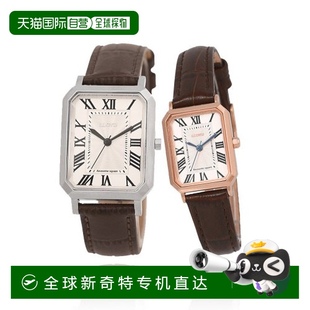 韓國直郵韓國直郵LLOYD SE6G20410XGR 牛皮不銹鋼牛皮表帶手表