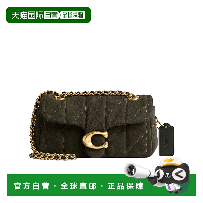 1h可退 香港直邮COACH 女士单肩包 CW626B4OL AW2025 黑色 TABBY
