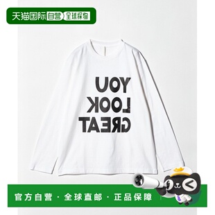 braque 女装 YOU 1h可退 GREAT LOOK 反转印花笑脸T 日本直邮m