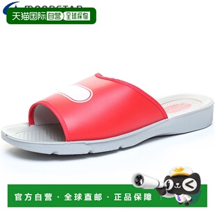 日本直邮Moonstar 凉鞋适合学校凉鞋 04 红色柔软舒适缓冲拖鞋鞋