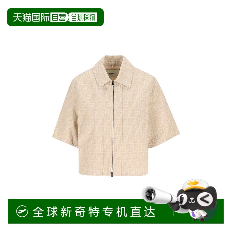 1h可退 香港直邮FENDI 女士外套 FLF790ASMFF1SAZP25 SS2025 棕色