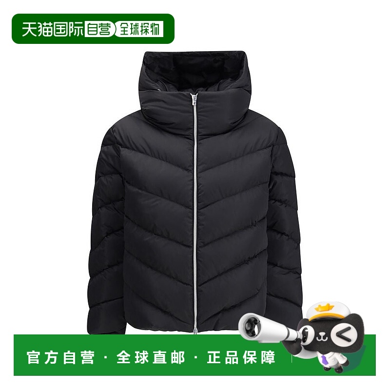 自营Herno Polyester Jackets And Women's Coat - black 美国奥