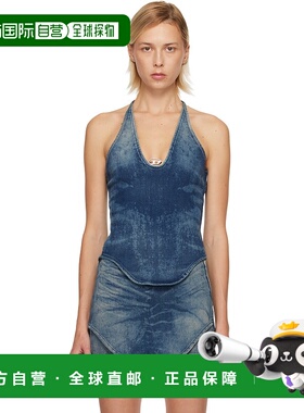 香港直邮Diesel 迪赛 女士 蓝色 De-Janice-S Denim 上装 A190270