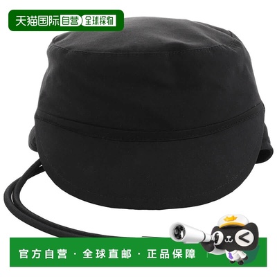 自营 Burberry TB Monogram图案棉质帽子-黑色 美国奥莱直发