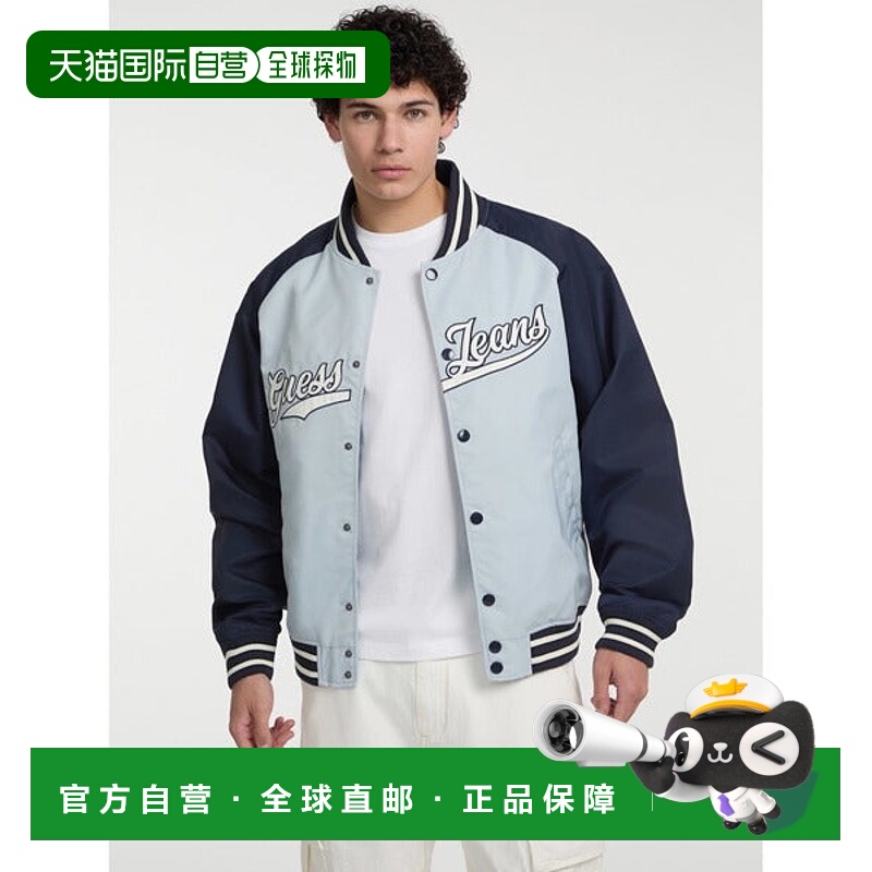 日本直邮Guess 拼接插肩袖飞行员外套 [91427454]