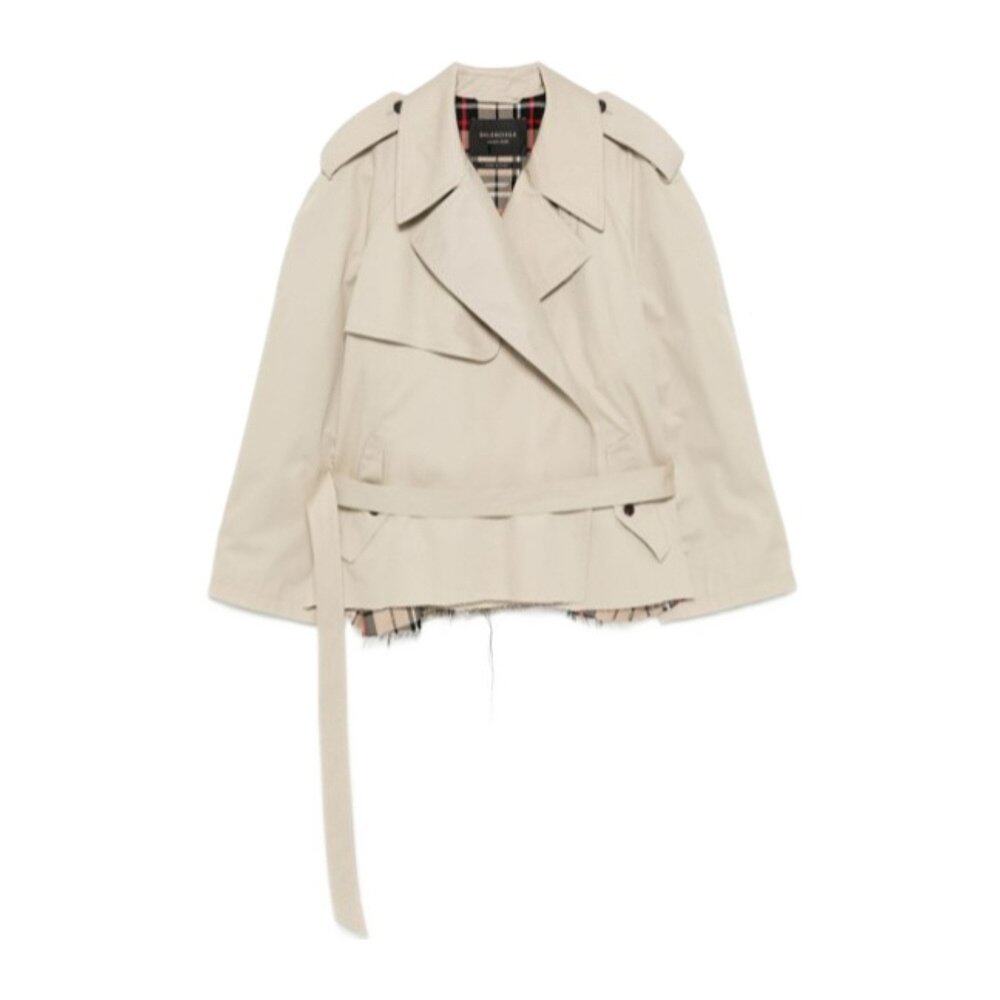 Balenciaga 巴黎世家 女士 短款风衣 814615TBP01