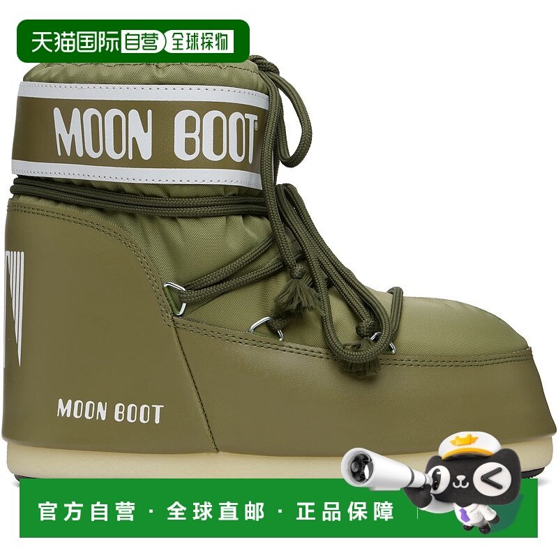 1h可退 香港直邮潮奢 moon boot 月亮靴 女士 卡其色 Icon Low Ny