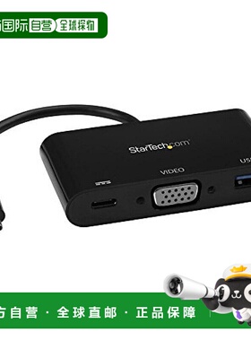 【日本直邮】StarTech.com USB型-C连接  VGA适配器CDP2VGAUACPUS