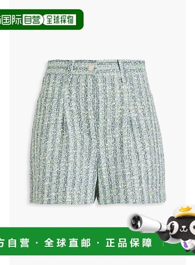 香港直邮Maje 女士 金属感花呢短裤 MFPSH00532MULTICOLORE