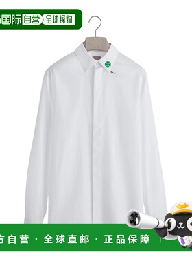 1h可退 香港直邮Dior 四叶草衬衫 683C560B1581长袖