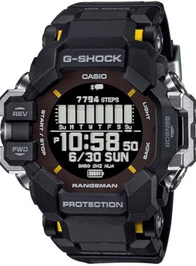 【日本直邮】卡西欧手表男款黑色带GPS心率监测GPR-H1000-1JR