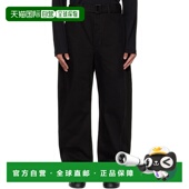 香港直邮潮奢 牛仔裤 Lemaire 黑色 1h可退 Belted 男士 Twisted