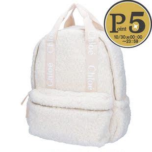 日本直邮CHLOE包帆布背包背包小孩小孩C10305 117 OFF WHITE白