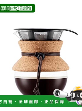 【日本直邮】Bodum波顿 咖啡过滤器11592-109不锈钢网眼滤滴500ml