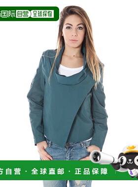 自营 calvin klein凯文克莱聚酰胺女式夹克-绿色 美国奥莱直发